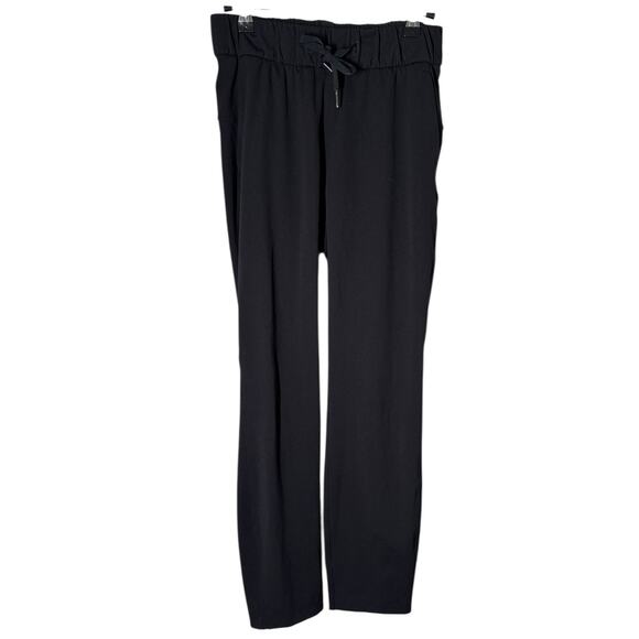 Lululemon On The Fly Pant 28 in Black 2 Lounge Comfort Athleisure Travel - Picture 4 of 9